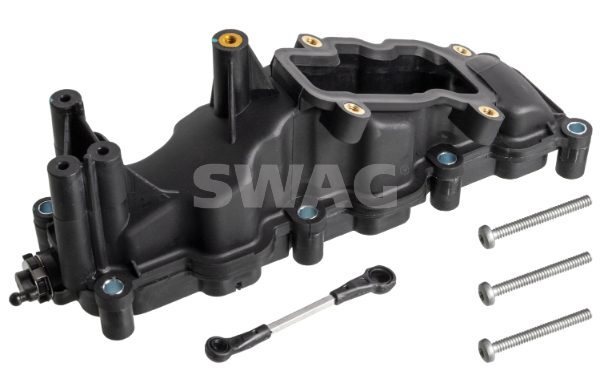SWAG 33 10 3598 Fitting, intake manifold Left for AUDI VW